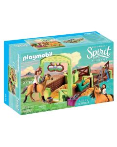 Playmobil Lucky in hlev konja Spirita - 9478