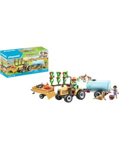 Playmobil Traktor s prikolico in cisterno - 71442